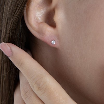 Olivie stříbrné zirkon 2820 – Zbozi.Blesk.cz