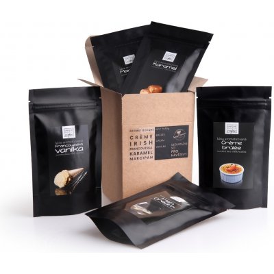 kopi bean Pro návštěvy degustační set aromatizovaných káv 250 g – Zbozi.Blesk.cz