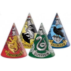 Godan EKO papírové čepičky Harry Potter - Bradavické koleje - 6ks