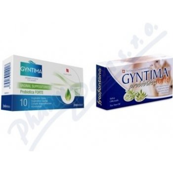 Gyntima Probiotica Forte vaginální čípky 10 ks