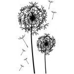 IMPOL TRADE SPNB155TS Samolepky na zeď pampeliška rozměr 90 x 160 cm – Zboží Mobilmania