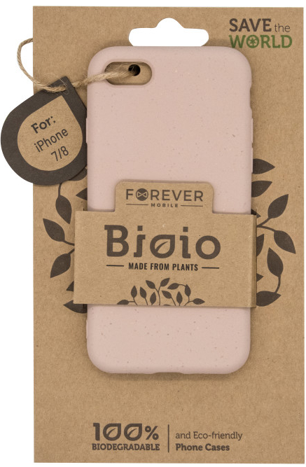 Pouzdro Forever Bioio iPhone 7/8/SE 2020 růžové