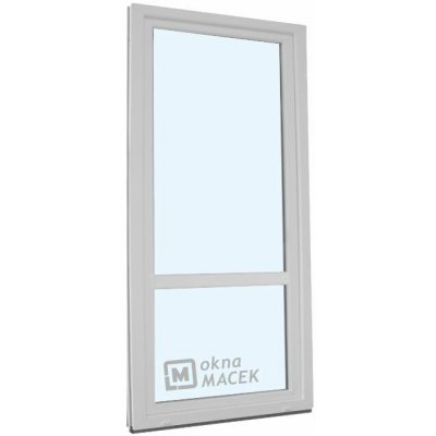 Kömmerling balkonové dveře 70 AD OS s příčkou levé bílá 80 x 200 cm jednostranná klika + madýlko + PVC rám – Hledejceny.cz