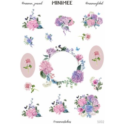 Samolepky MINIMEE - Hortenzie – Zboží Živě