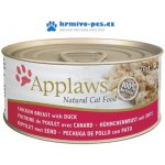 Applaws cat kuřecí prsa & kachna 70 g – Zboží Mobilmania