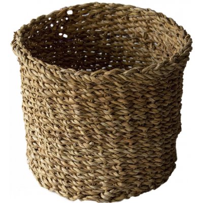 košík kulatý velký pr.25x20cm mořská tráva – Hledejceny.cz