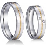 Steel Wedding Ocelové snubní prstýnky SPPL028 – Sleviste.cz