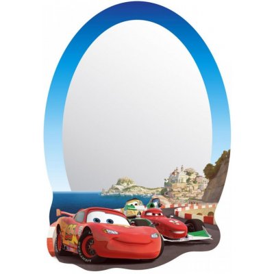 AG Design DM2103 Samolepicí zrcadlová dekorace Disney Cars (15 x 21,5 cm) – Zbozi.Blesk.cz