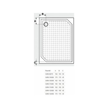 Gelco Sara 90 x 70 cm HS9070