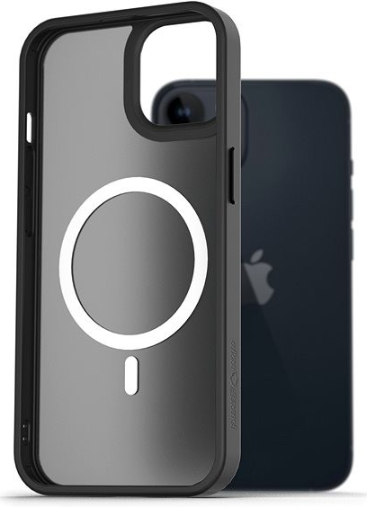 Pouzdro AlzaGuard Matte Case Compatible with MagSafe iPhone 14 černé