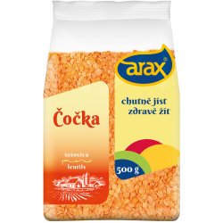 ARAX Čočka červená půlená 0,5 kg