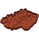 Vykrajovátko Mapa ČR | Edukativní vykrajovátka na pečení a plastelínu Typ mapy: Obrys ČR + řeky | Pečení a výtvarné aktivity do školy – Hledejceny.cz