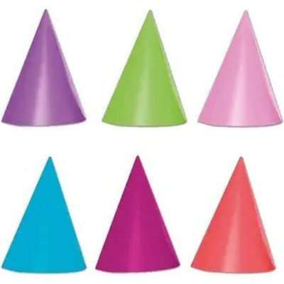 Procos Čepičky papírové mix barev 6 ks – Zboží Mobilmania