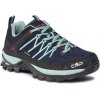 Dámské trekové boty CMP trekingová obuv Rigel Low Wmn Treking Shoe Wp 3Q13246 modrá