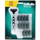 Gillette Mach3 holicí strojek s jednou hlavicí 1 ks + náhradní hlavice 11 ks dárková sada