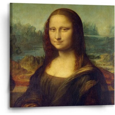 Sablio Obraz Mona Lisa - Leonardo da Vinci - 50x50 cm – Zboží Dáma