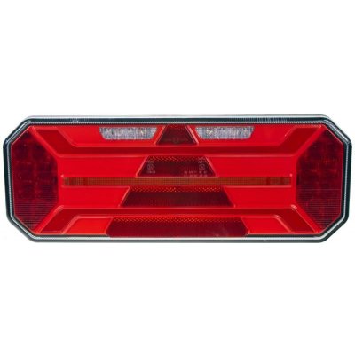 Sdružená LED lampa levá zadní s dynamickými blinkry 12/24V – Zboží Mobilmania