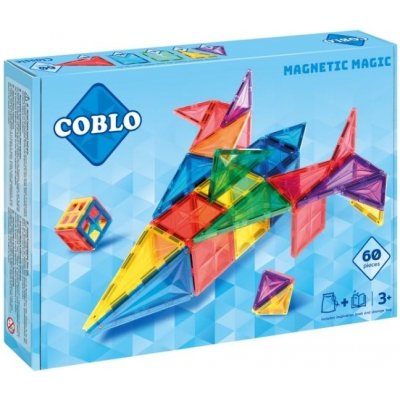 COBLO - Magnetická stavebnice 60 dílů - Classic – Zbozi.Blesk.cz