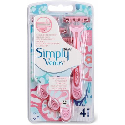 Gillette Simply Venus 4 ks – Zboží Mobilmania