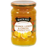 Mackays Orange Lemon and Ginger Marmalade - Zavařenina pomeranč citrón zázvor 340g – Sleviste.cz