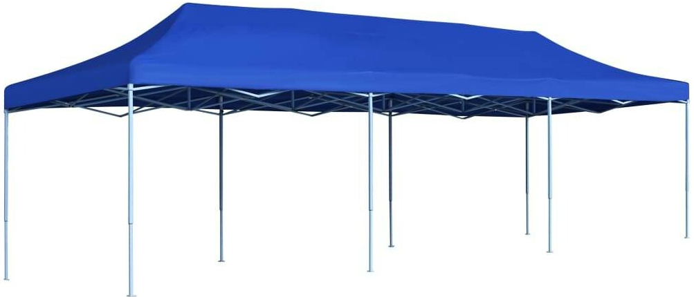 zahrada-XL 44977 Skládací nůžkový party stan 3 x 9 m modrý