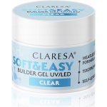 Claresa Soft Easy stavební gel na nehty samovyrovnávací clear průhledný 12g – Zboží Dáma