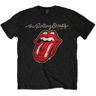 Rolling Stones tričko Plastered Tongue – Sleviste.cz