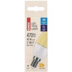 Emos LED žárovka True Light 4,2W E14 teplá bílá – Sleviste.cz