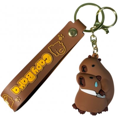 Přívěsek na klíče Kapybara gumový Typ 9 – Sleviste.cz