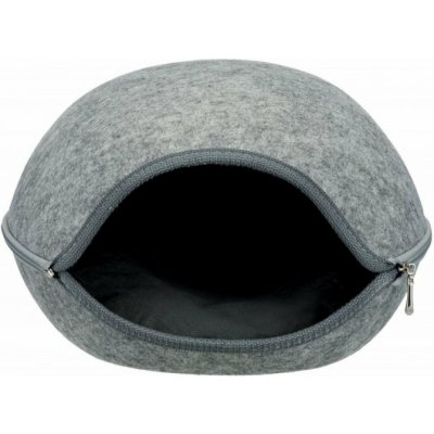 Trixie Luna Plstěná jeskyně se zipem světle šedá 40 x 24 x 46 cm – Sleviste.cz