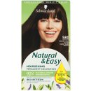 Schwarzkopf Natural & Easy 580 tmavě hnědý samet barva na vlasy