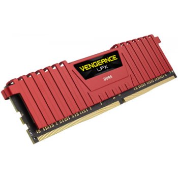 Corsair Vengeance LPX Red DDR4 16GB (4x4GB) 3000MHz CL15 CMK16GX4M4B3000C15R