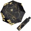 Deštník Doppler Fiber Magic Fiore dámský plně automatický deštník černý