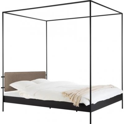 Noo.ma Eton II. s hnědým čelem a roštem Černá kovová – Hledejceny.cz