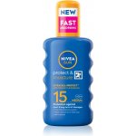 Nivea Sun Protect & Moisture spray na opalování SPF15 200 ml – Zboží Dáma
