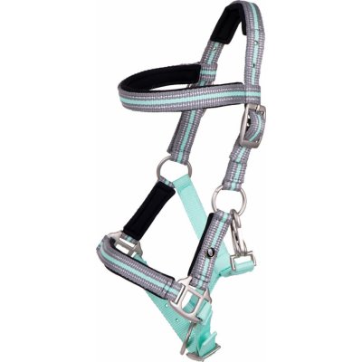 QHP Ohlávka hříběcí s čelenkou Flore ice zelená – Zboží Dáma