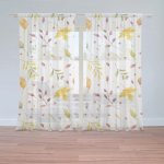 Sablio Záclony Podzimní listí: 2ks 150x250cm – Hledejceny.cz