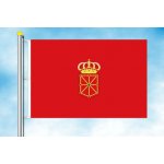 LIBEA, s.r.o. Navarra vlajka Rozměr: 100×150 cm, Uchycení: Karabiny na stožár – Hledejceny.cz