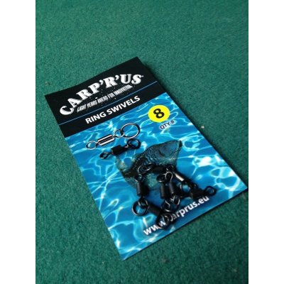 Carp’R’Us Obatlíky s koužkem Ring Swivel vel.8 – Zboží Dáma