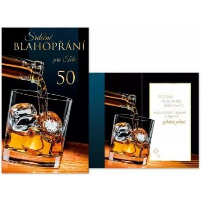 MFP Přání k narozeninám 50 M11-423 T s textem – Hledejceny.cz