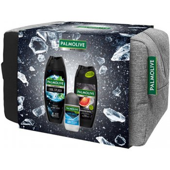 PALMOLIVE Man Arctic Bag sprchový gel 500 ml+ sprchový gel 250 ml + Antiperspirant roll-on 50 ml