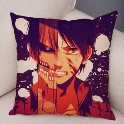 Made in Japan v japonském Anime stylu Attack on Titan Eren Yeager 45 x 45 cm