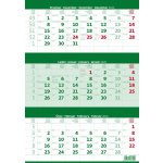 Nástěnný Helma Tříměsíční zelený 2026 – Zboží Dáma