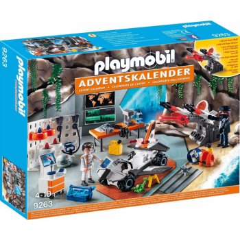 Playmobil 9263 Spy Team dílna adventní kalendář