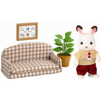 Sylvanian Families Taťka králíček na pohovce