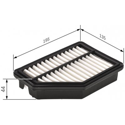 Vzduchový filtr BOSCH F 026 400 161 (F026400161) – Hledejceny.cz