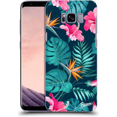Pouzdro Picasee silikonové Samsung Galaxy S8+ G955F - Pink Monstera čiré – Zbozi.Blesk.cz