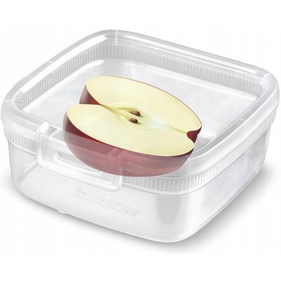 Curver Dóza na potraviny čtvercová Snap Box Transparentní 0,9 l – Zboží Mobilmania