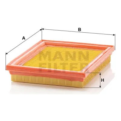 MANN FILTER Vzduchový filtr C 2237 – Hledejceny.cz