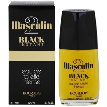 Bourjois Masculin Black Instant toaletní voda pánská 112 ml